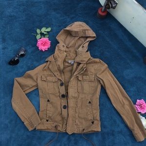 Angel Kiss brown utility jacket